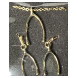 Avon Fall Harvest Thanksgiving Wishbone Necklace &