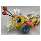 Fisher-Price Queen Buzzy Bee Wooden Pull Toy