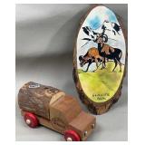 California Redwoods Toy Truck & Glacier Park Wood