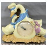 Burwood Goose Family Molded Plastic Wall Clock