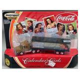 Matchbox Calendar Girls Coca-Cola Semi/Trailer