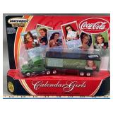 Matchbox Calendar Girls Coca-Cola Semi/Trailer