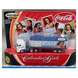 Matchbox Calendar Girls Coca-Cola Semi/Trailer