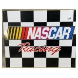 NASCAR Racing Checkered Flag Metal Sign, 12' x 15'