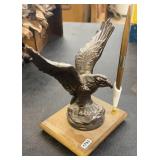 Eagle Desk Set on Wood Base