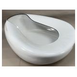 White Porcelain Enamelware Bedpan