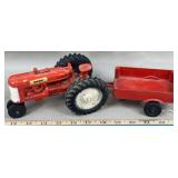 Slik Toy Pressed Steel Tractor & Trailer
