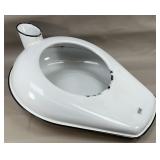 White Porcelain Enamelware Bedpan