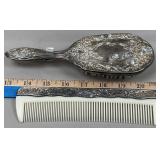 Towle Silver Plate Vanity Brush & Comb Set