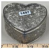 Godinger Silver Art Plated Heart Trinket Box