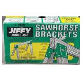 1-Pair Jiffy Model JS-1 Sawhorse Brackets