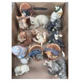 Resin & Ceramic Cat Figurines