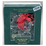 Marquis Waterford Baby Carriage Ornament