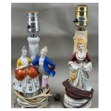 Occupied Japan & Other Porcelain Table Lamps