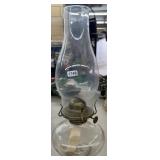 Clear Glass Hurricane Oil Lamp