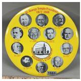 St. George Temple Presidents 6' Button