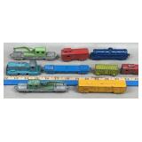 Midgetoy & Tootsietoy Metal Railroad Cars