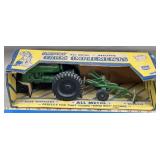 Slik-Toy Farm Implements Tractor & Plow Set