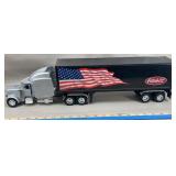Peterbilt Semi w/American Flag Graphic on Trailer
