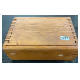 Wood Dovetail Cigar Box