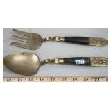 Siam Brass & Wood Serving Utensils