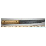 Forgecraft Wood Handle 12.75' Butcher Knife