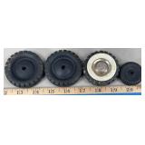 (4) Structo Replacement Rubber Tires