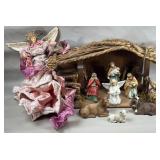 Brinn's Nativity Scene & Angel Tree Topper