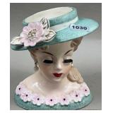 Rubens Original 498C Lady Head Vase