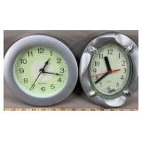 Oval & Round 7.5' Quartz Wall Clocks