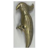 Brass Parrot 9' Door Knocker Figurine