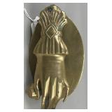 Brass Ladies Hand Door Knocker