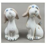 Porcelain Hound Puppies Salt & Pepper Set