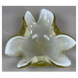 Murano Style Art Glass 5' Handkerchief Bowl