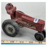 Auburn Rubber Red Farm Tractor 5' Toy