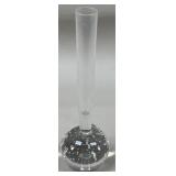 Art Glass Bubble Base Bud Vase