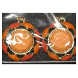 Avon Peaches and Cream Drop Earrings