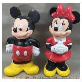 Mickey & Minnie Monogram Water Bottles