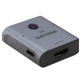 Philips 8K HDMI 2-Port Switch Silver