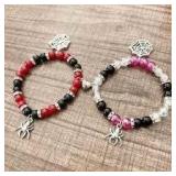 Spider Magnetic Friendship Bracelets 2Pcs