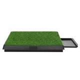 Dog Grass Pad Puppy Training 3 Layer Tray System