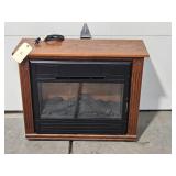 Used Heat Surge Model M6 Electric Fireplace M6