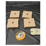 5)New Dynabrade 3-1/2' Hook-Face Sanding Pad 54313