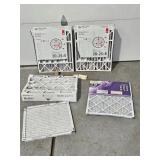 Assorted Pleated Air Filters For HVAC Systems.