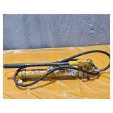 Used Enerpac hydraulic hand pump.