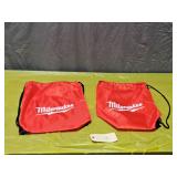 2 New Milwaukee Drawstring Backpack Bags