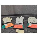 3 Kunz #1200 High-Voltage Leather Protector Gloves