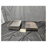 5) 10x12x1.5 & 5) 10x12x2  New Catering Pans