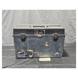 Used 21-inch Plastic Toolbox & Pluming Parts