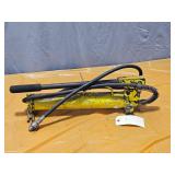 Used Enerpac hydraulic hand pump.